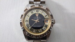 Rolex automata  szép köves lüneta,unisex utanzot karóra