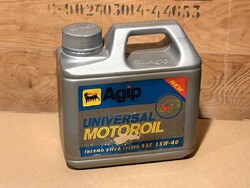 Régi Agip motorolaj 1 L bontatlan flakon - 1997