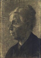 1Z485 Prinner Anton : Idős női portré