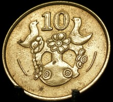 Ciprus 10 cent, 1991 B03B4