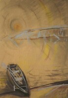 (K) Erdős László (1921-1999) : Balatoni Nap / Balatonfüred