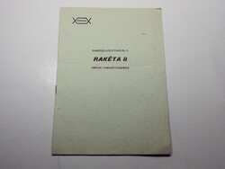 Keravill Használati Utasítás a Rakéta 8 típusú porszívógéphez