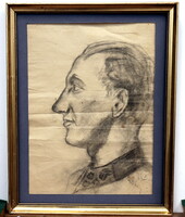 Military Portrait, 1942, Signed