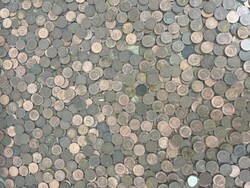 -AX295- 7,65 kg Német Márka (DM) 1 pfenniges érme csomag (kb. 3825 db)