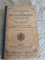 De Grammaire et D'Orthographe (nyelvtan és helyesírás) 1880