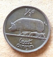 Írország 1/2 penny (pingin) 1933 (Bn64)