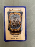 Kártyanaptár 2006. Őrangyal gyógyszertár 9700 Szombathely Óperint u.2. Albarello Szicília XVII. sz..