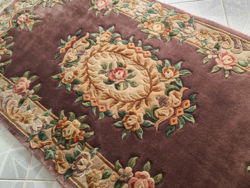 Csodás 3D-s kínai kézi csomózású szőnyeg.