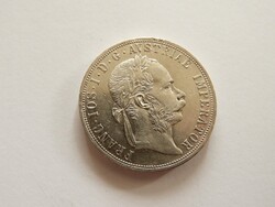 1887 ezüst 2 forint florin gulden Ferenc József nagyon szép állapot (KZA)