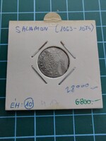 SALAMON ÉH10. szép állapotú, ezüst dénár,  - 1511