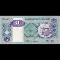 Angola 5 Kwanzas 1999 P-144 UNC