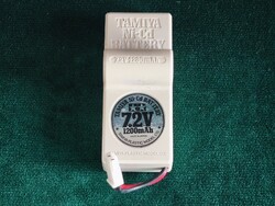 Eredeti Tamiya 7.2V 1200mAh Ni-Cd RC autó akkumulátor retro (1980-90').