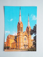 Képeslap (68) - Békéscsaba - Római katolikus templom 1970-es évek - (Foto: Tulok Ferenc)