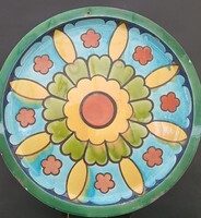 HATALMAS ZSOLNAY SZECESSZIÓS ÉPÜLETDÍSZ