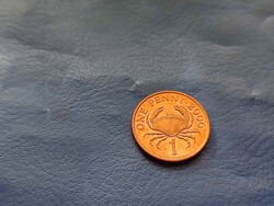 GUERNSEY 1 PENNY / ONE PENNY 2006 RÁK! II.ERZSÉBET IDŐ! RITKA! UNC!