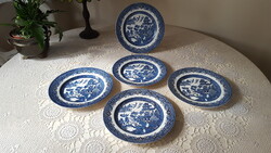 Churchill "Blue Willow"angol porcelán lapostányér 5 db.