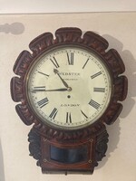 Antik Webster  Cornhill London  fali óra csigás   fusee szerkezettel c1890