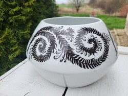 Witeg-Kőporc minimalista, skandináv design porcelán kaspó-váza