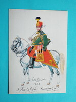 Képeslap (71) - Somogyi Győző - 5. Radetzky huszárezred közvitéz