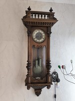 2 Súlyos Fali Óra Cizellàlt G.B. Gustav Becker Bécsi barokk rokokó ónémet 1890. Videó !