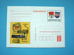Díjjegyes levelezőlap (M2/2) - 1985. 125 éves a Kassa-Miskolc vasútvonal