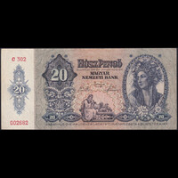 Magyarország 20 Pengő 1941 VF+