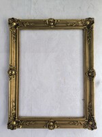 Antique Gold Leaf Frame for Paintings, Mirrors, 60 x 80 cm, Fészek Size