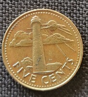 Barbados 5 cent 1979 (ZU64)