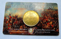 Belgium - 2015 - 2½ euró kártya emlékérme - a Waterloo-i csata 200. Évfordulójára