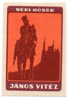 Gyufacímke: János Vitéz.