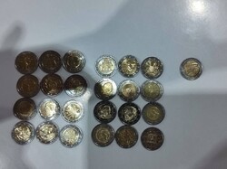 Görögország emlék kiadasu 2 eurok UNC csomag