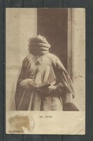 1913.- Rabbi - képeslap - futott - Judaika