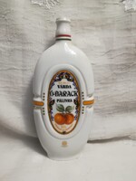 Hollóházi porcelán pálinkás butella