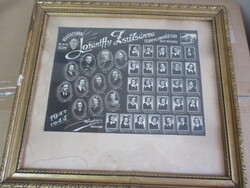 Keretezett tablókép Békéscsaba 1943-44.