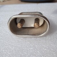 Vasalóhoz  ( is ) beépíthető hálózati csatlakozó , új , retro .