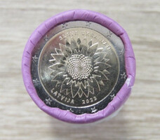 Lettország 2 euro unc emlék kiadás 2023 - Ukrajna