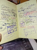 Magyar királyság útlevél német hivatali bélyegző 1.