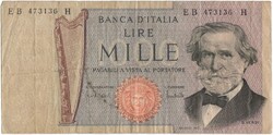 1000 lire lira 1971 Carli és Lombardo Olaszország 1.
