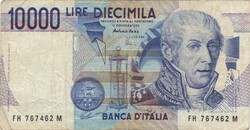 10000 lire lira 1984. Fazio és Amici Olaszország