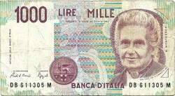 1000 lire lira 1990 Ciampi és Speziali Olaszország 1.