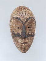 Afrikai maszk antik Fang népcsoport fa Gabon africká maska D2 395 6651