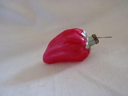 RÉGI ÜVEG KARÁCSONYFADÍSZ! - PAPRIKA!