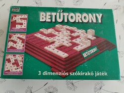 Letter Tower Retro Board Game, Not Recounted.
