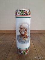 Régi Ferenc József porcelán váza