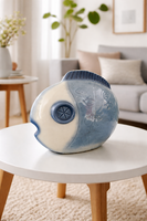 Ősz Szabó Antónia aquazur porcelán halacska