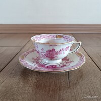 Antik Herendi Indiai kosár mintás csésze