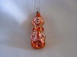 RÉGI ÜVEG KARÁCSONYFADÍSZ - BOHÓC!