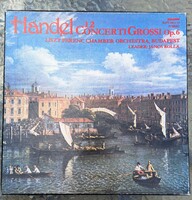 Händel Op.6 – Hungaroton bakelit, Liszt Ferenc 3 db bakelit lemez