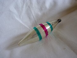 RÉGI ÜVEG KARÁCSONYFADÍSZ - CSÍKOS HAGYMA!