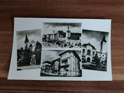 Erdély, Marosvásárhely, mozaik lap, Weinstock fotó kiadás, postatiszta